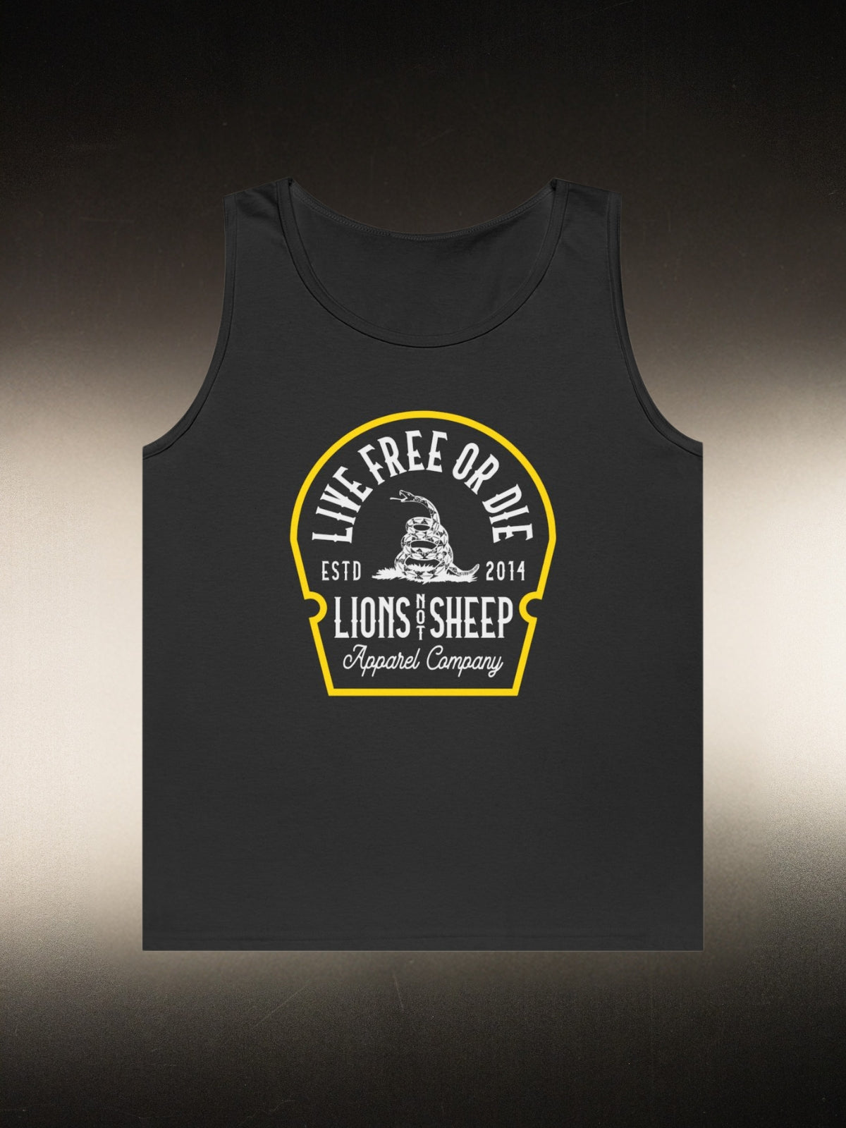 Lions Not Sheep &quot;Live Free or Die&quot; Tank