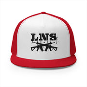 Lions Not Sheep "AR-15" 5 Panel Trucker Hat - Light Version Old