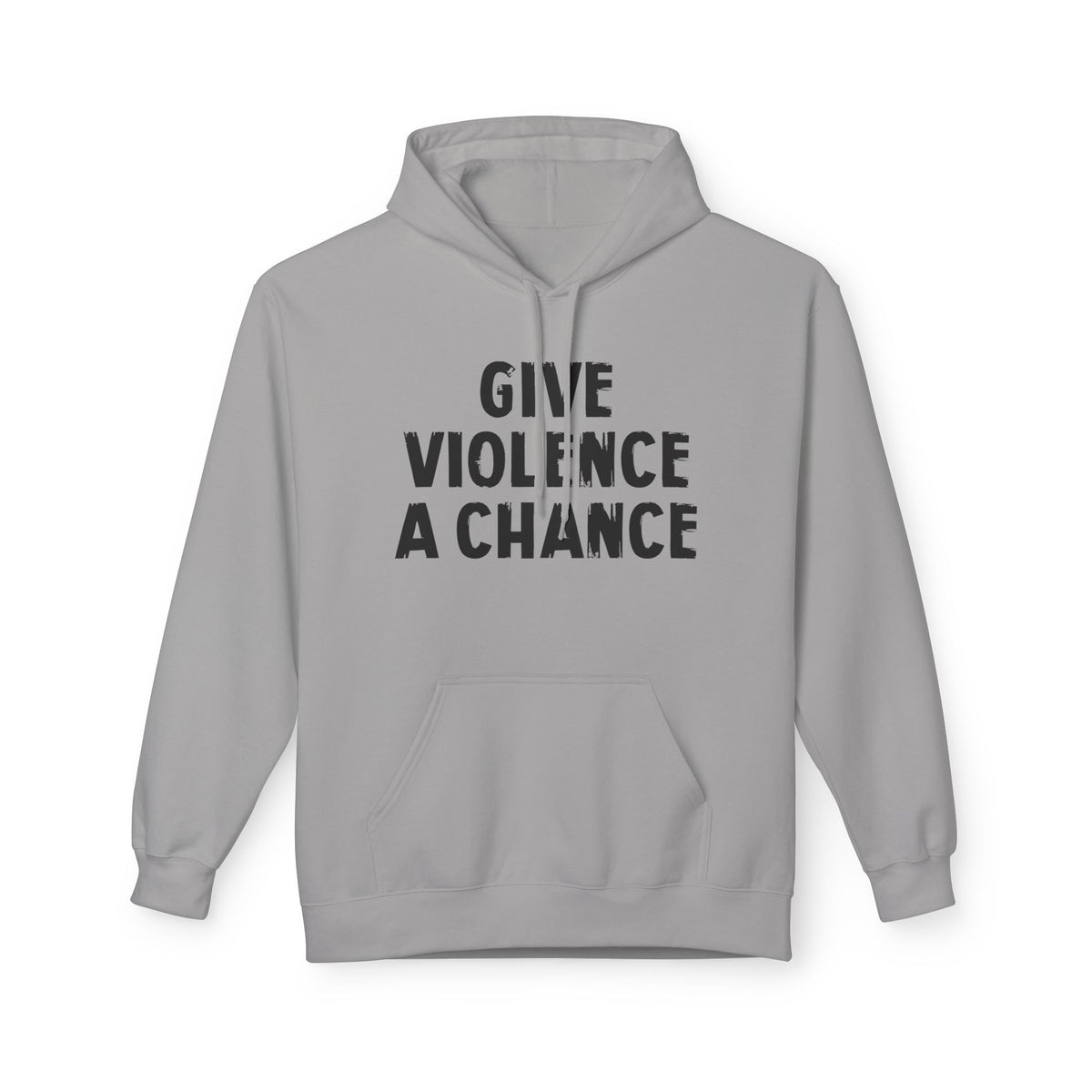 Lions Not Sheep "Give Violence A Chance" Softstyle Fleece Hoodie