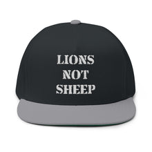 Lions Not Sheep "OG" Flat Bill Hat - Dark Version Old