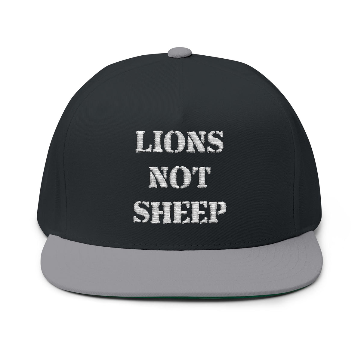 Lions Not Sheep &quot;OG&quot; Flat Bill Hat - Dark Version