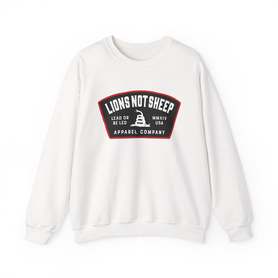 Lions Not Sheep "Lead From the Front" Unisex Crewneck Sweatshirt