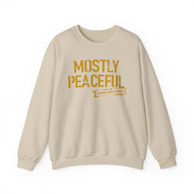 Lions Not Sheep "Mostly Peaceful" Unisex Crewneck Sweatshirt