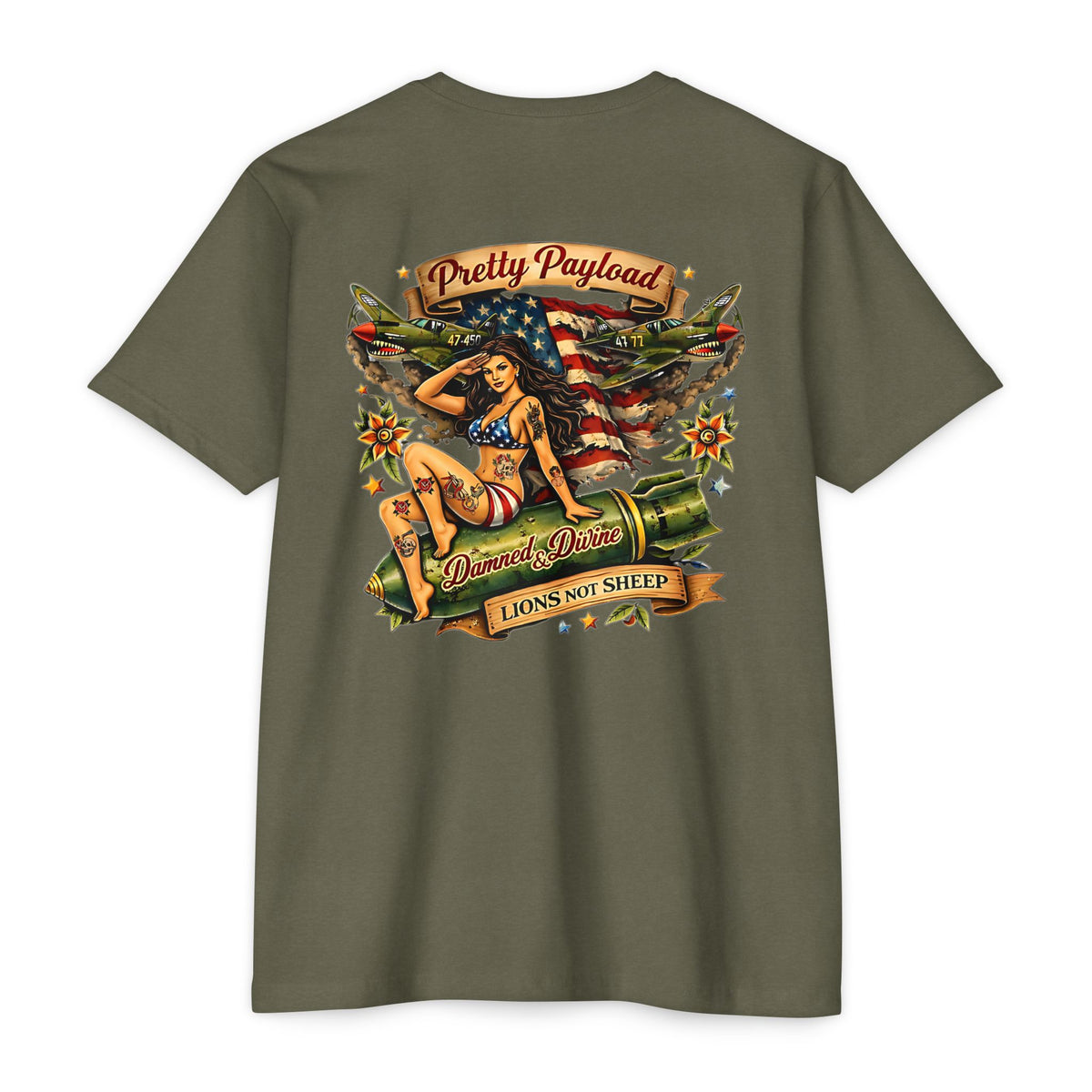 Lions Not Sheep "Pretty Payload" Tee