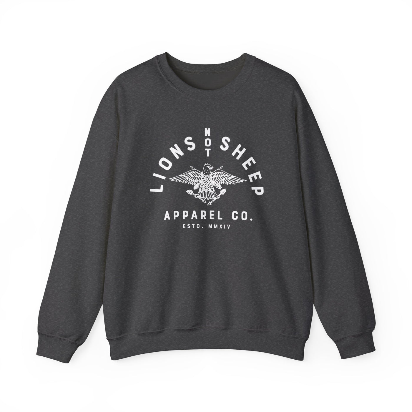 Lions Not Sheep "Vintage Eagle" Unisex Crewneck Sweatshirt