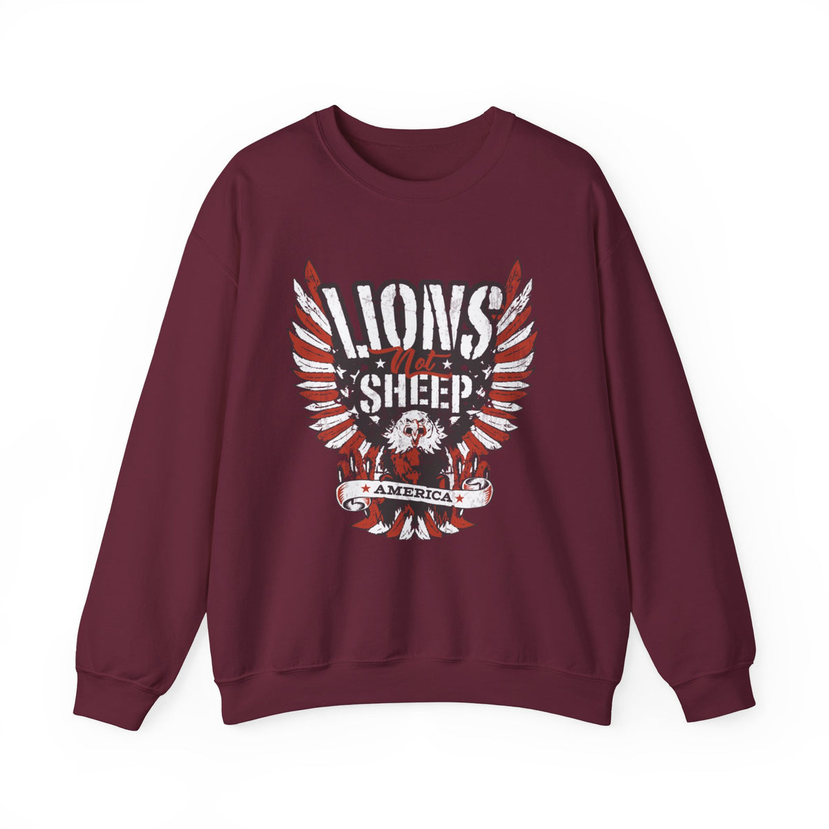 Lions Not Sheep "America" Unisex Crewneck Sweatshirt
