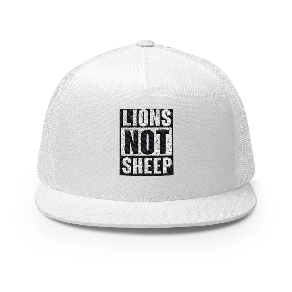 Lions Not Sheep &quot;Straight Outta&quot; 5 Panel Trucker Hat