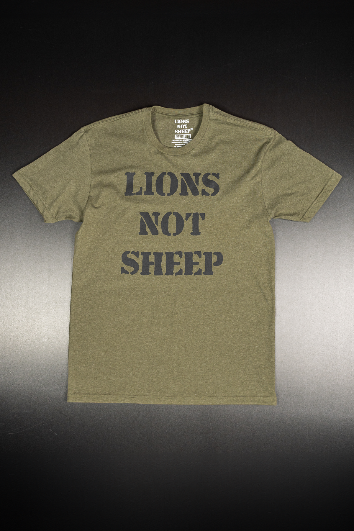 Lions Not Sheep &quot;OG&quot; Tee (Military Green)