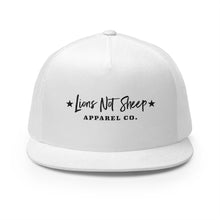 Lions Not Sheep "Apparel Co." 5 Panel Trucker Hat - Light Version Old