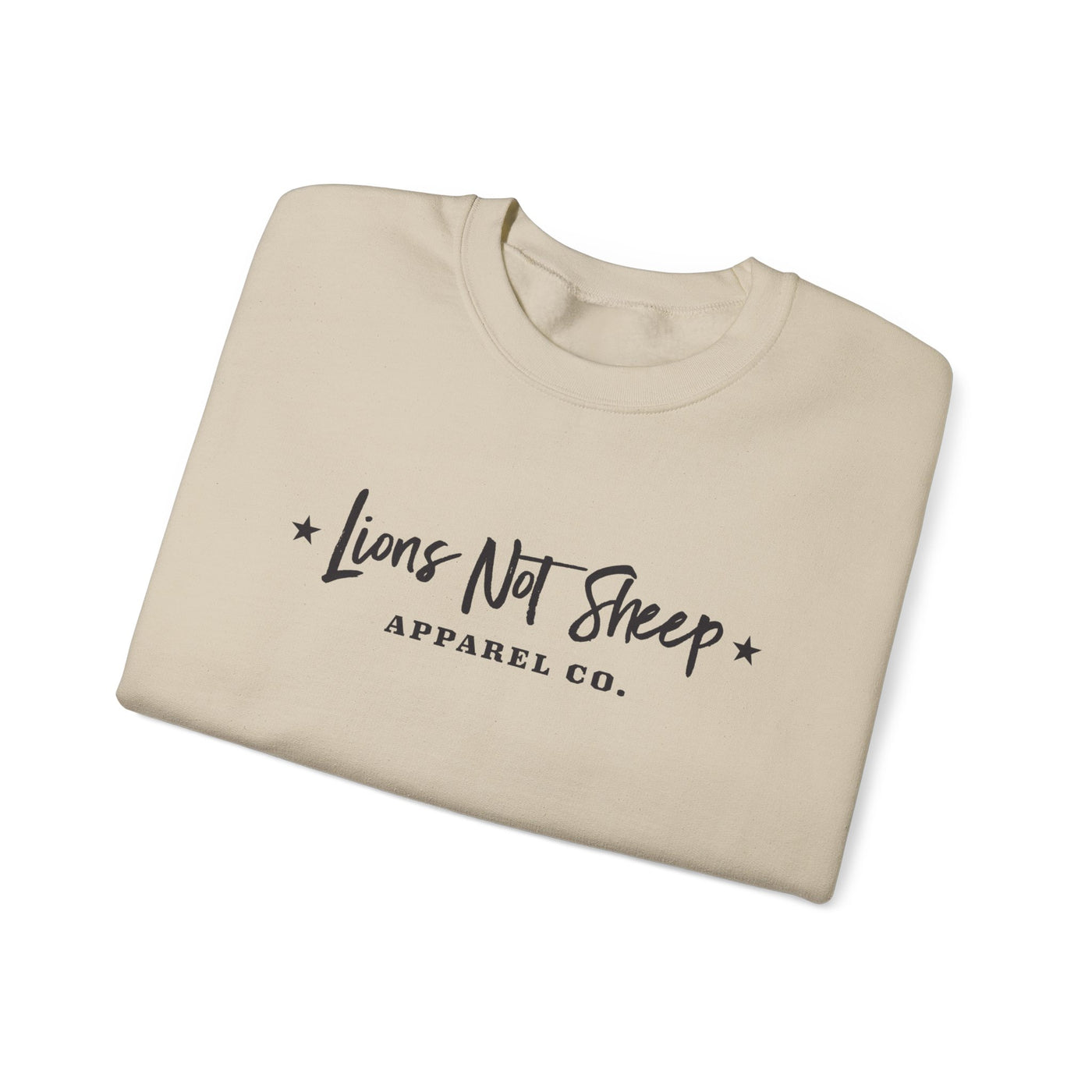 Lions Not Sheep "Apparel Co." Unisex Crewneck Sweatshirt