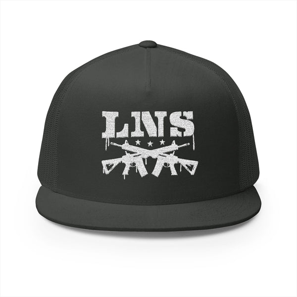 Lions Not Sheep "AR-15" 5 Panel Trucker Hat - Dark Version Old