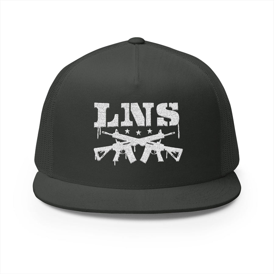 Lions Not Sheep "AR-15" 5 Panel Trucker Hat - Dark Version Old