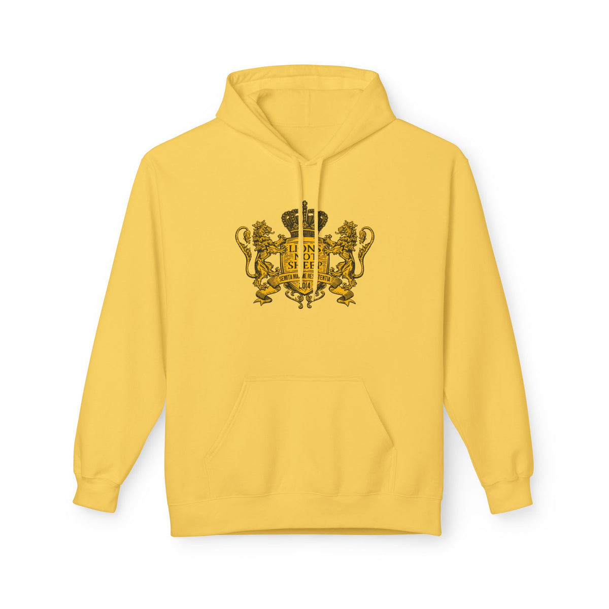 Lions Not Sheep "Coat of Arms" Softstyle Fleece Hoodie