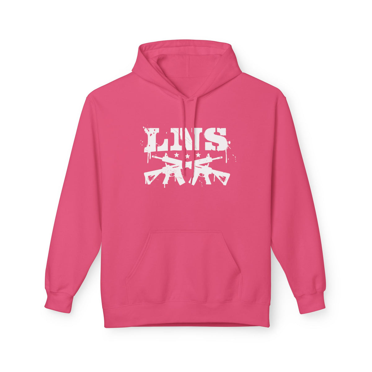 Lions Not Sheep "Crossed Guns" Softstyle Fleece Hoodie