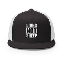 Lions Not Sheep "Straight Outta" 5 Panel Trucker Hat Old