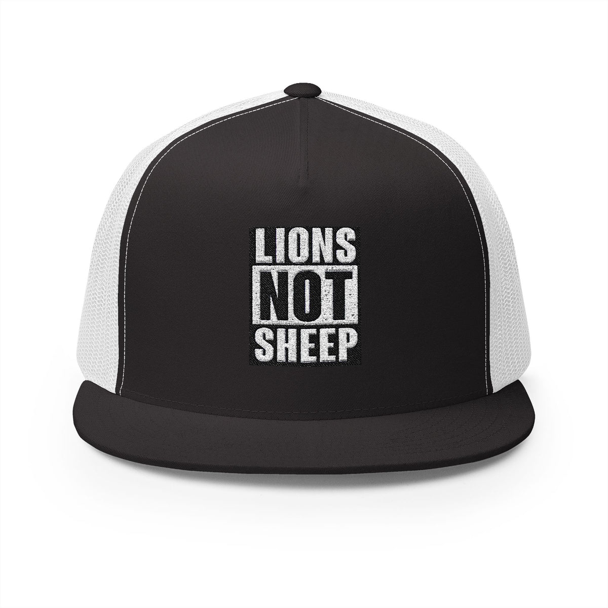 Lions Not Sheep &quot;Straight Outta&quot; 5 Panel Trucker Hat