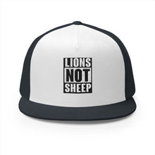 Lions Not Sheep "Straight Outta" 5 Panel Trucker Hat Old