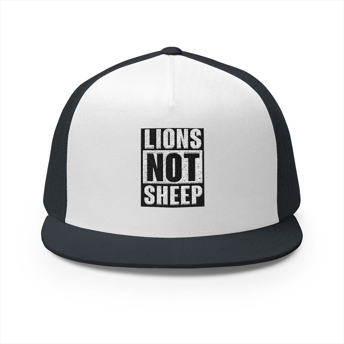 Lions Not Sheep &quot;Straight Outta&quot; 5 Panel Trucker Hat