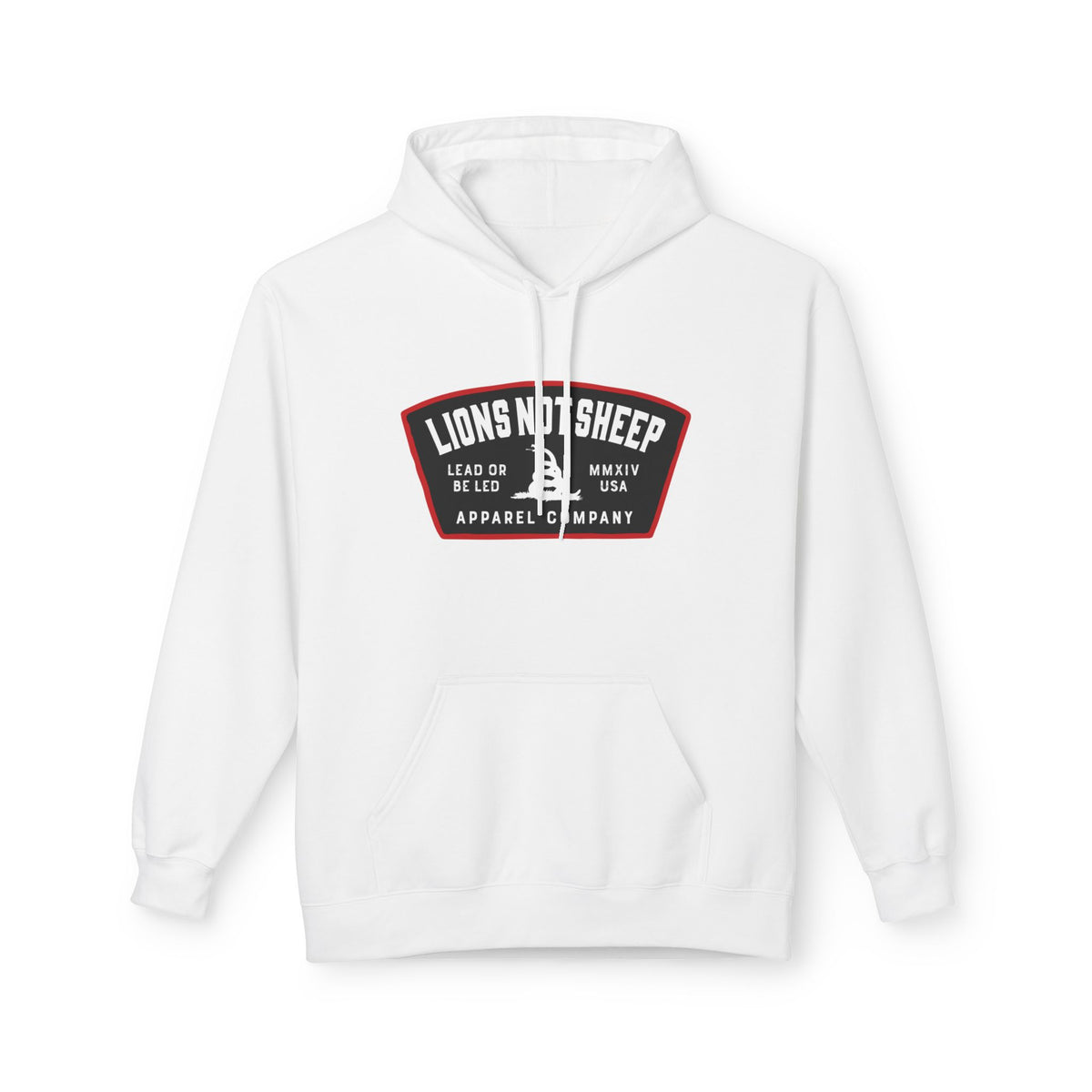 Lions Not Sheep "Lead From the Front" Softstyle Fleece Hoodie