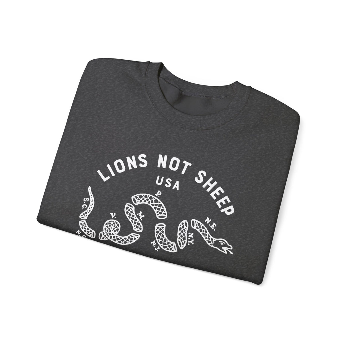 Lions Not Sheep "Vintage Snake" Unisex Crewneck Sweatshirt