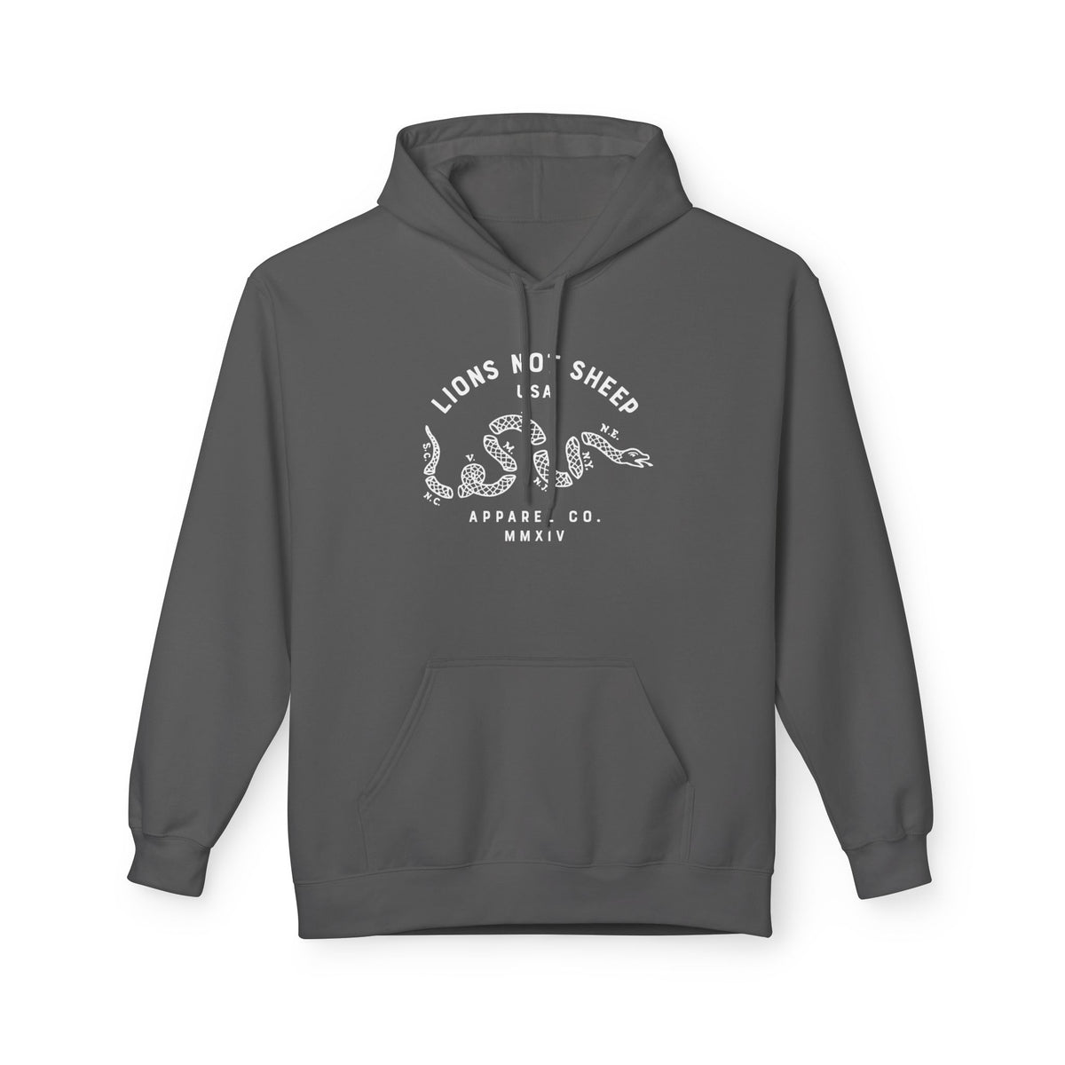 Lions Not Sheep "Vintage Snake" Softstyle Fleece Hoodie