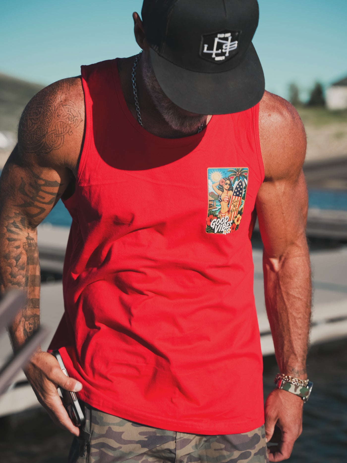 Lions Not Sheep "Good Vibes" Tank