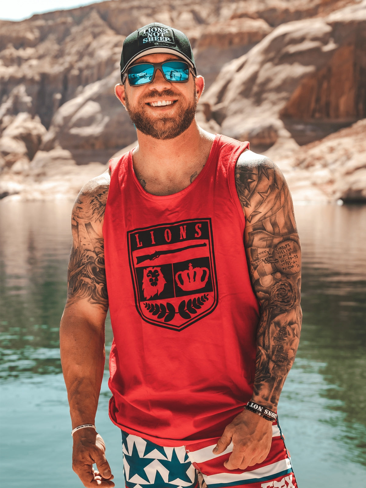 Lions Not Sheep &quot;Crest&quot; Tank