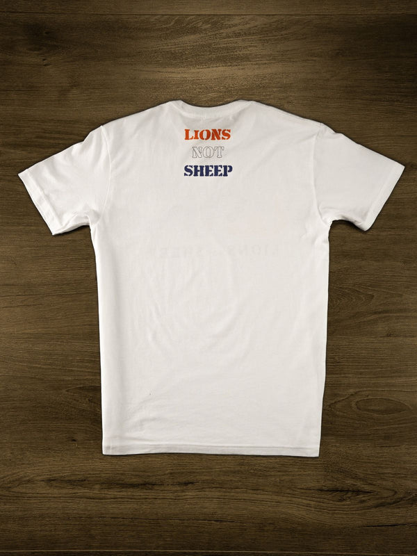 Lions Not Sheep "Join or Die" RWB Tee