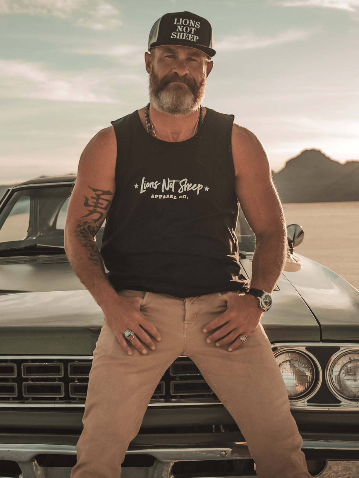 Lions Not Sheep "Apparel Co." Tank
