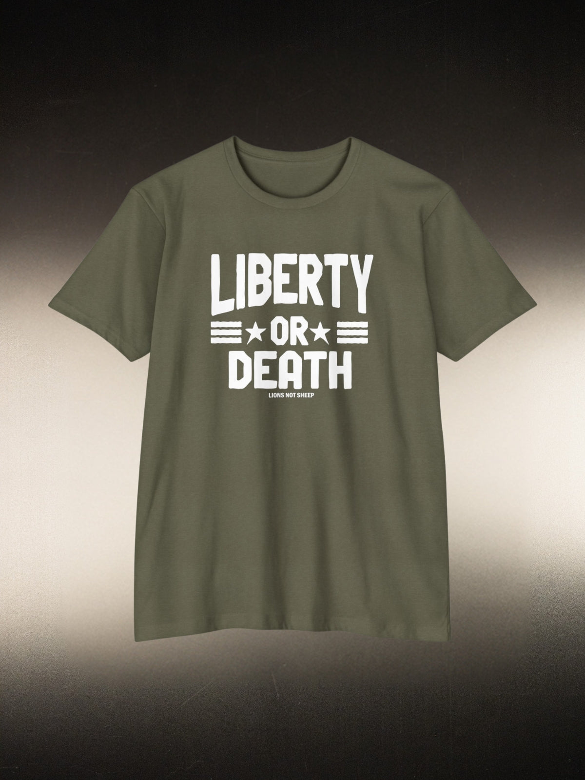 Lions Not Sheep &quot;Liberty or Death&quot; Tee