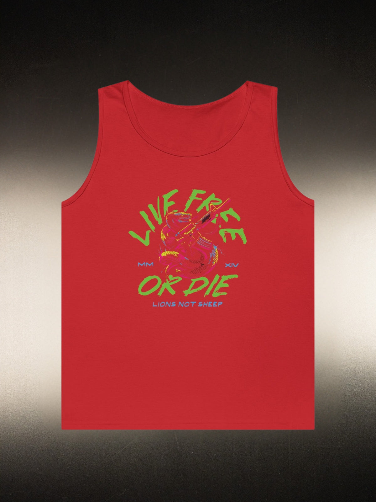 Lions Not Sheep &quot;Live Free or Die&quot; Tank