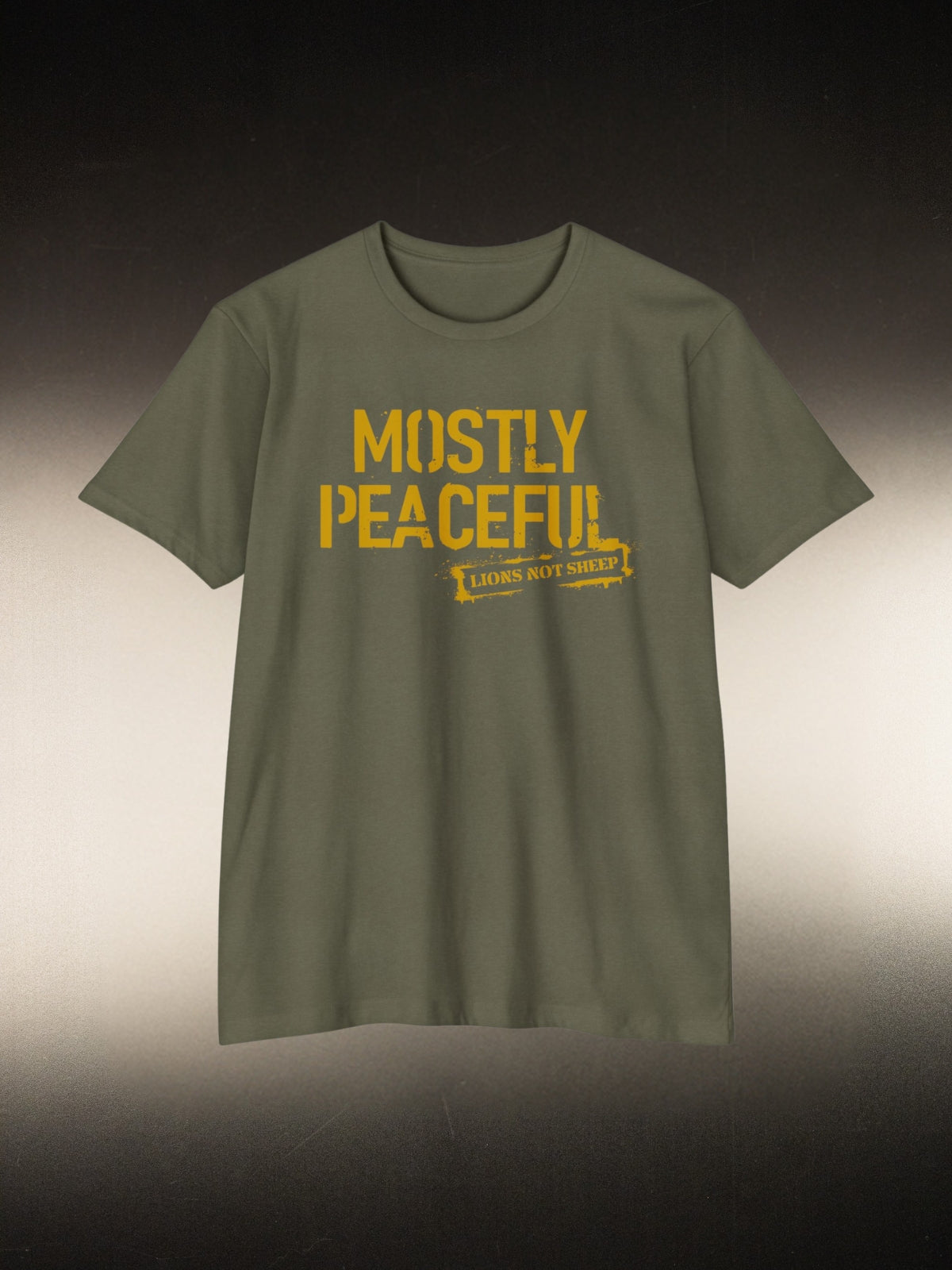 Lions Not Sheep “Mostly Peaceful” Tee