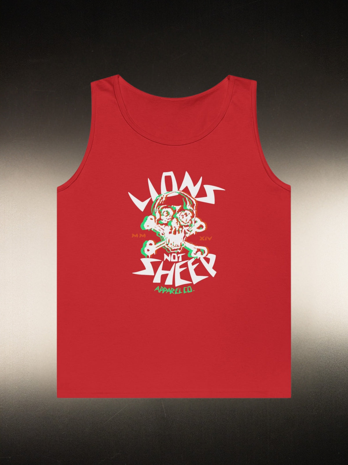 Lions Not Sheep &quot;Glitch Skull&quot; Tank