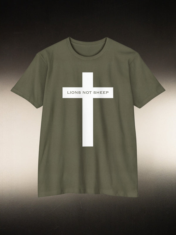 Lions Not Sheep “Cross” Tee