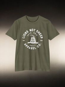 Lions Not Sheep "Don't Tread on Me" Tee