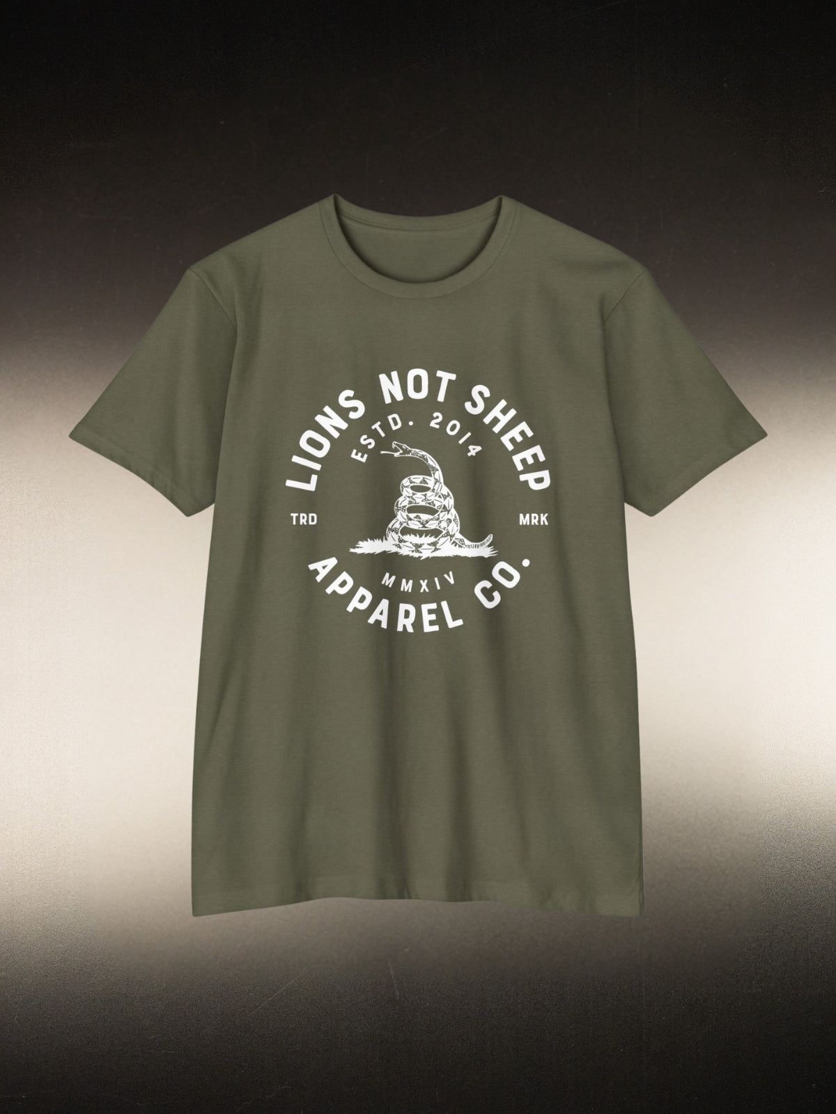 Lions Not Sheep &quot;Don&#39;t Tread on Me&quot; Tee