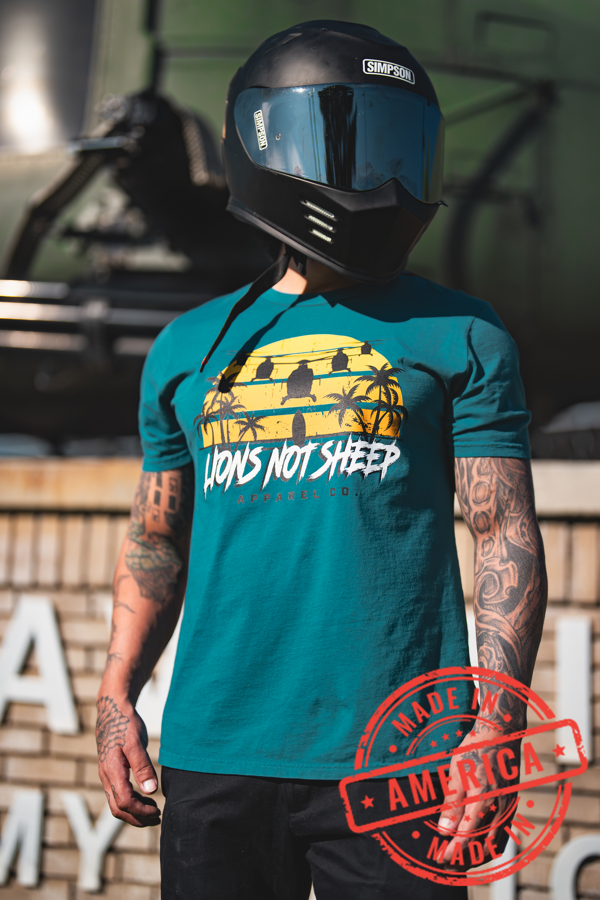 Lions Not Sheep &quot;Fortunate Son&quot; Premium USA Tee - Lions Not Sheep ®