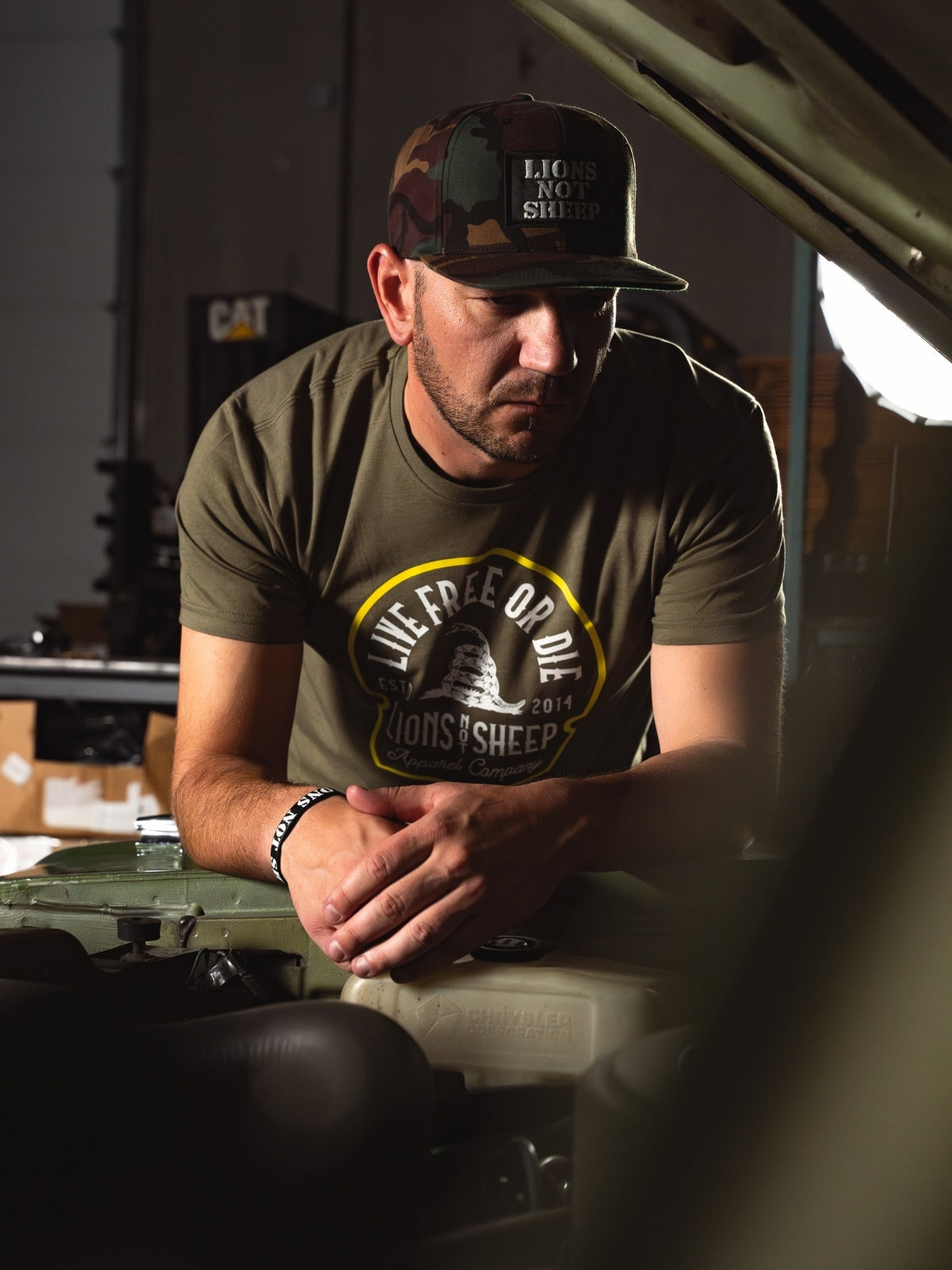 Lions Not Sheep &quot;Live Free or Die&quot; Tee