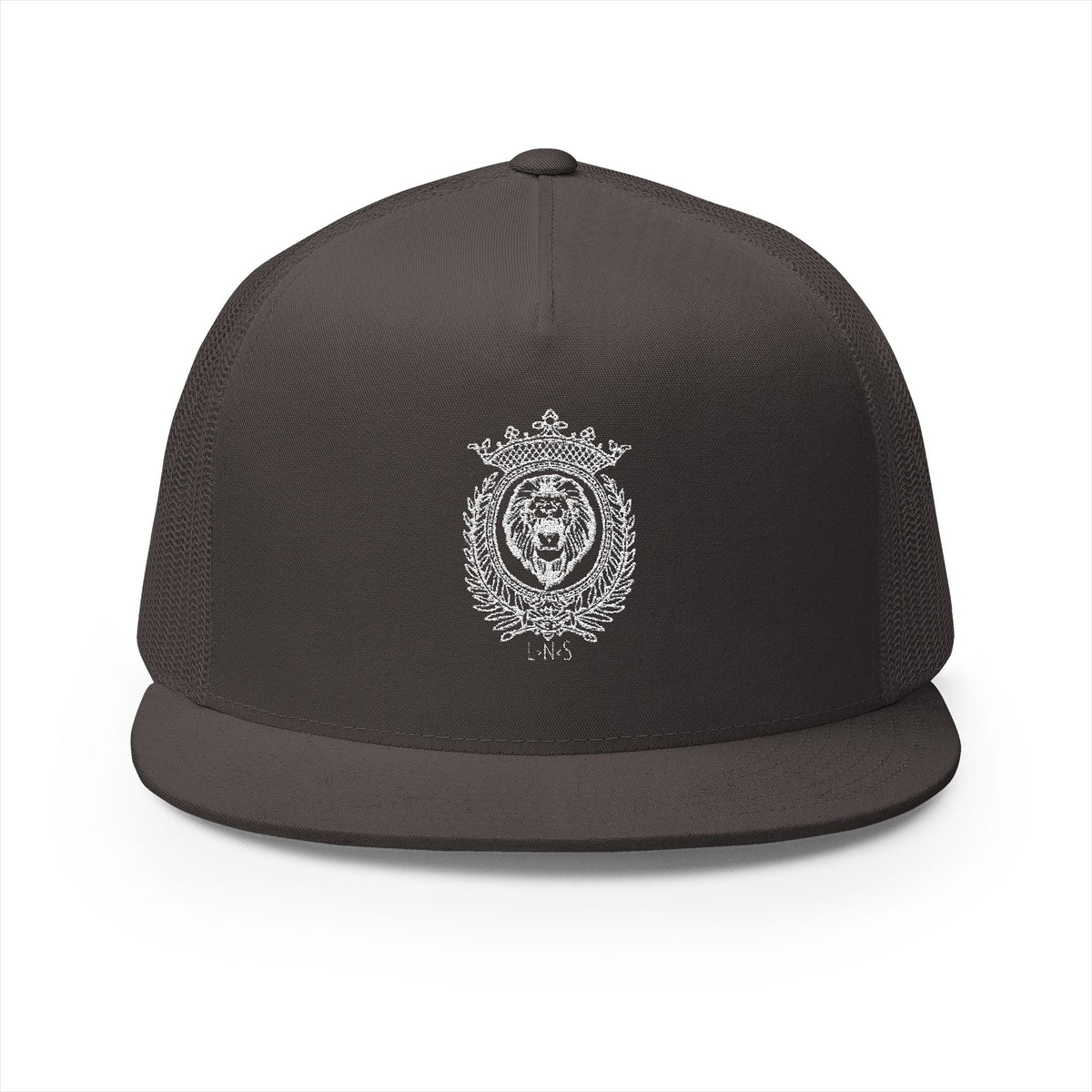 Lions Not Sheep &quot;Royal&quot; 5 Panel Trucker Hat - Dark Version