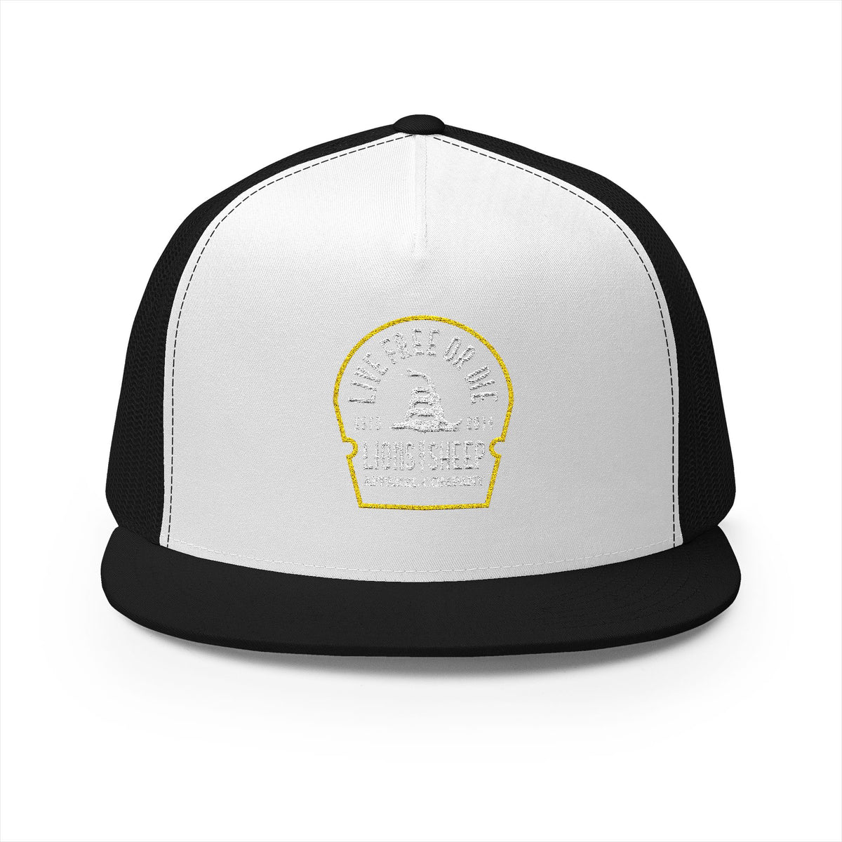 Lions Not Sheep &quot;Live Free or Die&quot; 5 Panel Trucker Hat
