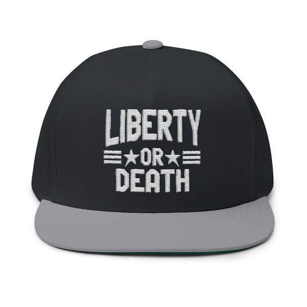 Lions Not Sheep "Liberty or Death" Flat Bill Hat - Dark Version Old