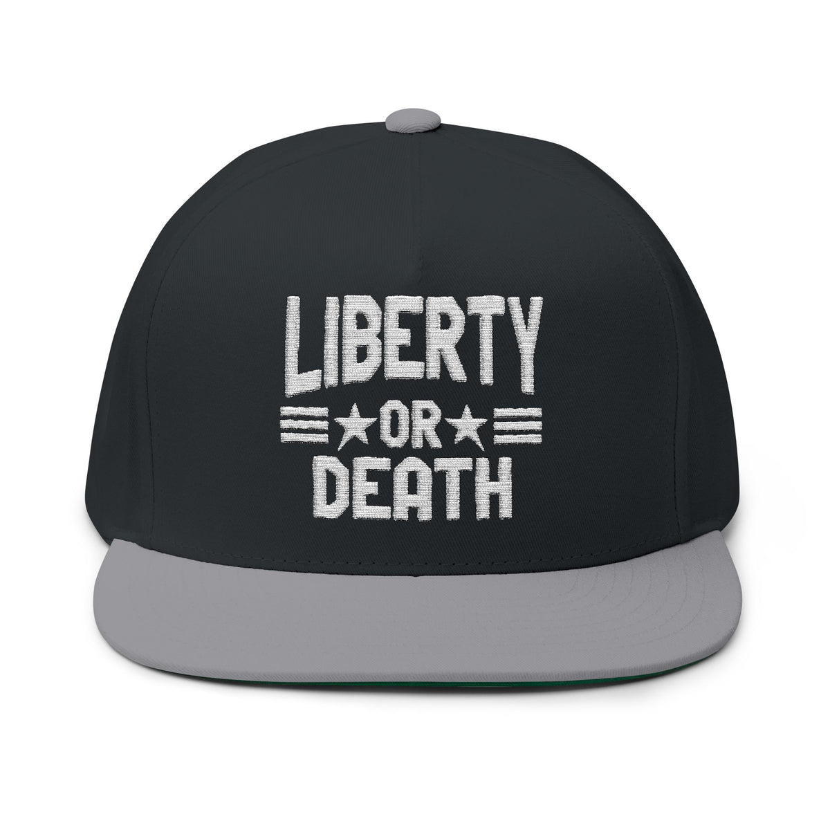 Lions Not Sheep "Liberty or Death" Flat Bill Hat - Dark Version Old