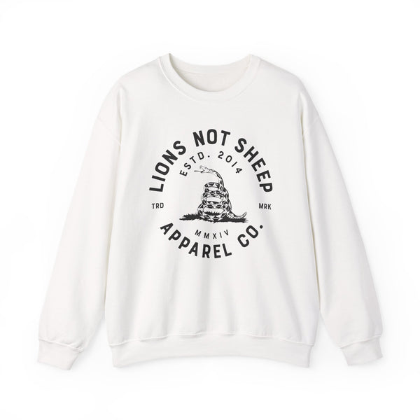 Lions Not Sheep "Don't Tread on Me" Unisex Crewneck Sweatshirt