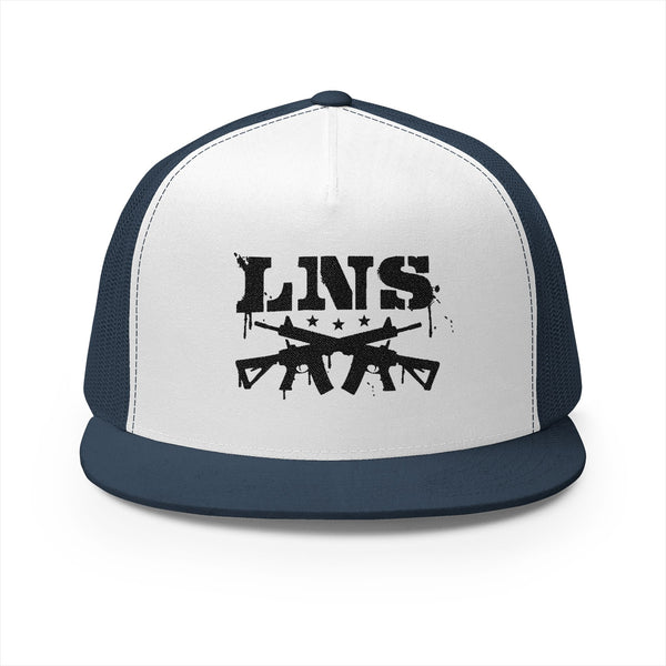 Lions Not Sheep "AR-15" 5 Panel Trucker Hat - Light Version Old