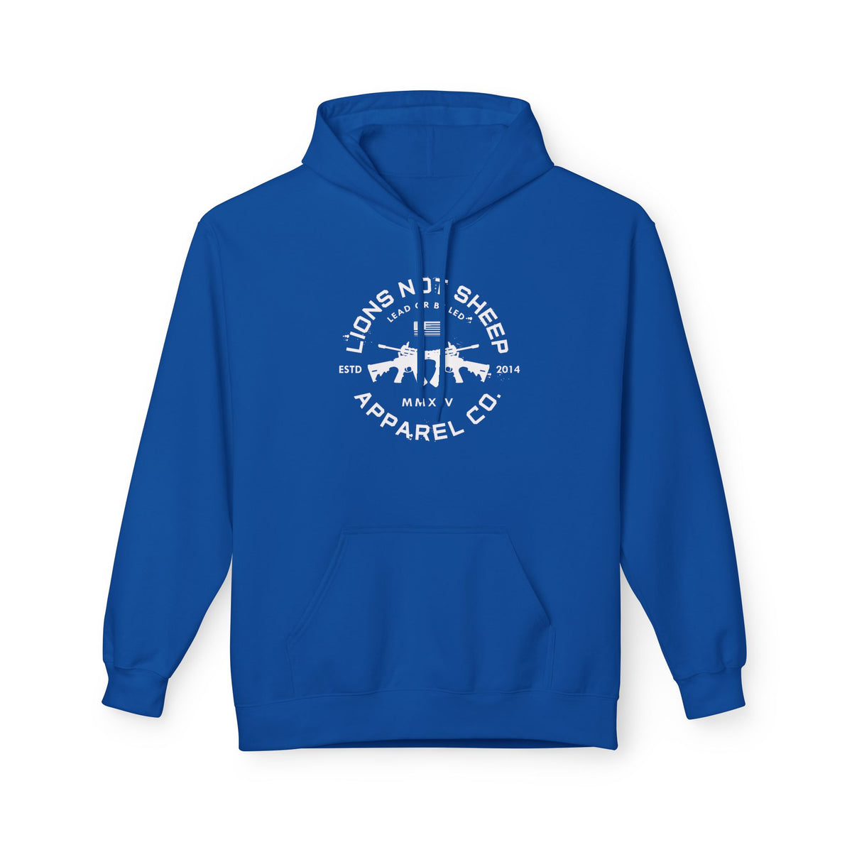 Lions Not Sheep "Cross Guns" Softstyle Fleece Hoodie