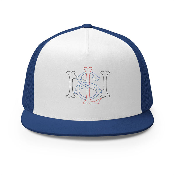 Lions Not Sheep "Yankee" 5 Panel Trucker Hat - Light Version Old