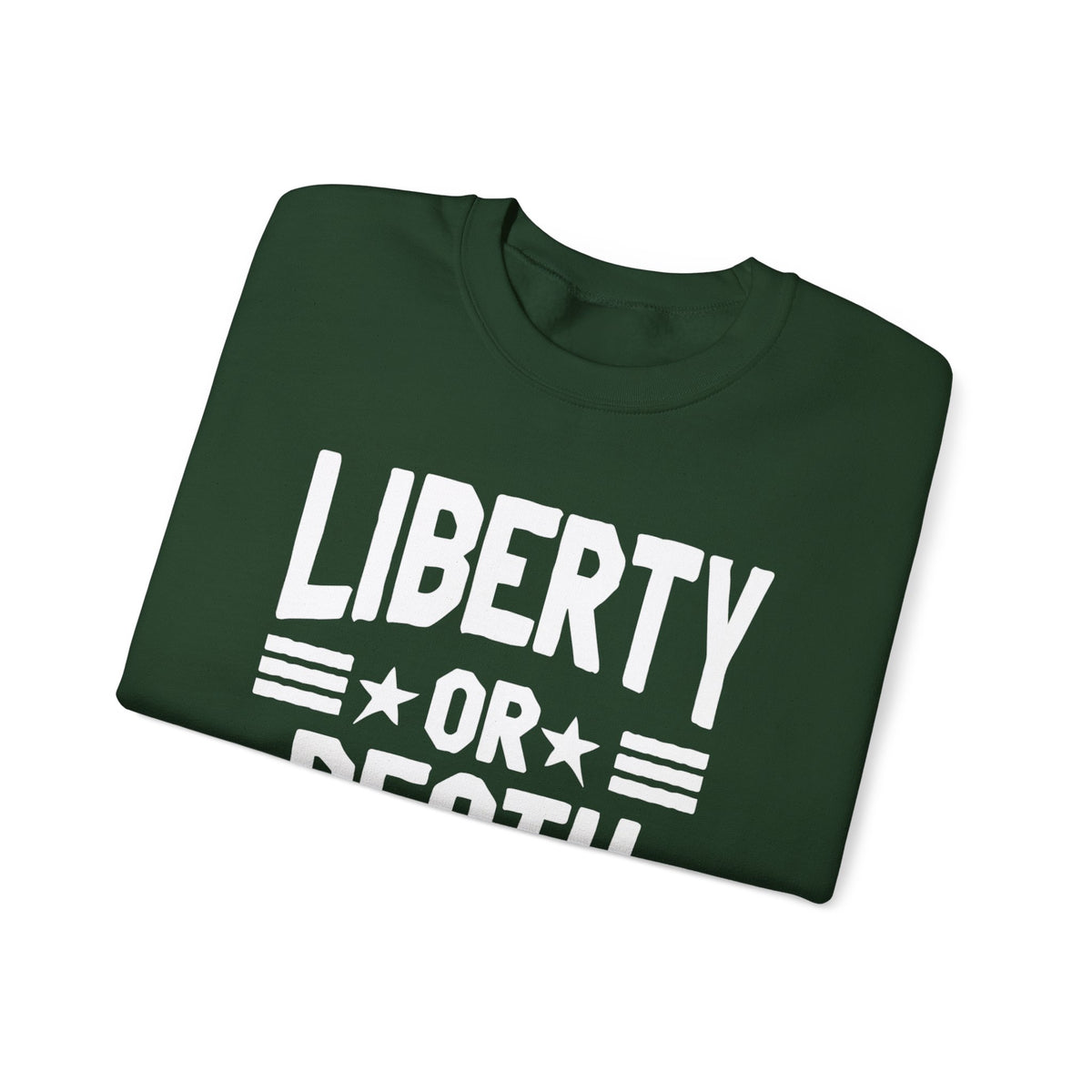 Lions Not Sheep "Liberty or Death" Unisex Crewneck Sweatshirt