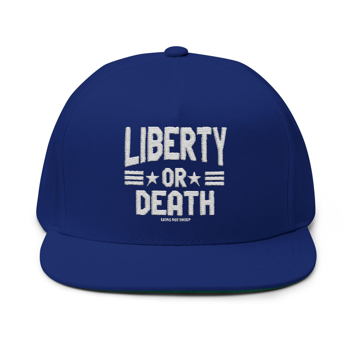 Lions Not Sheep &quot;Liberty or Death&quot; Flat Bill Hat - Dark Version