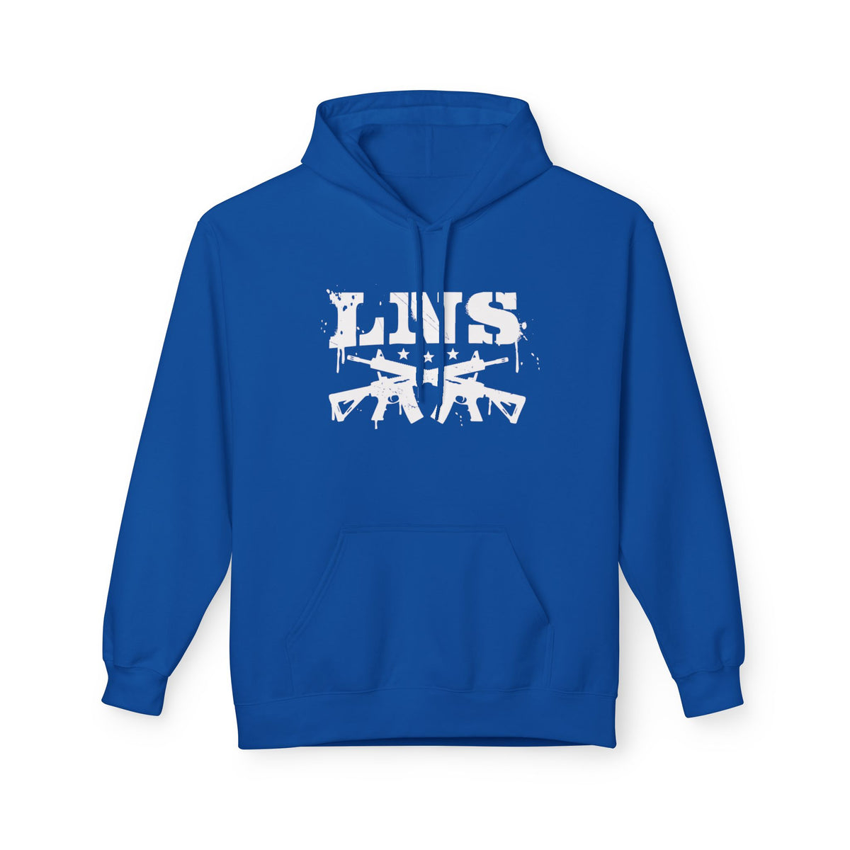Lions Not Sheep "Crossed Guns" Softstyle Fleece Hoodie