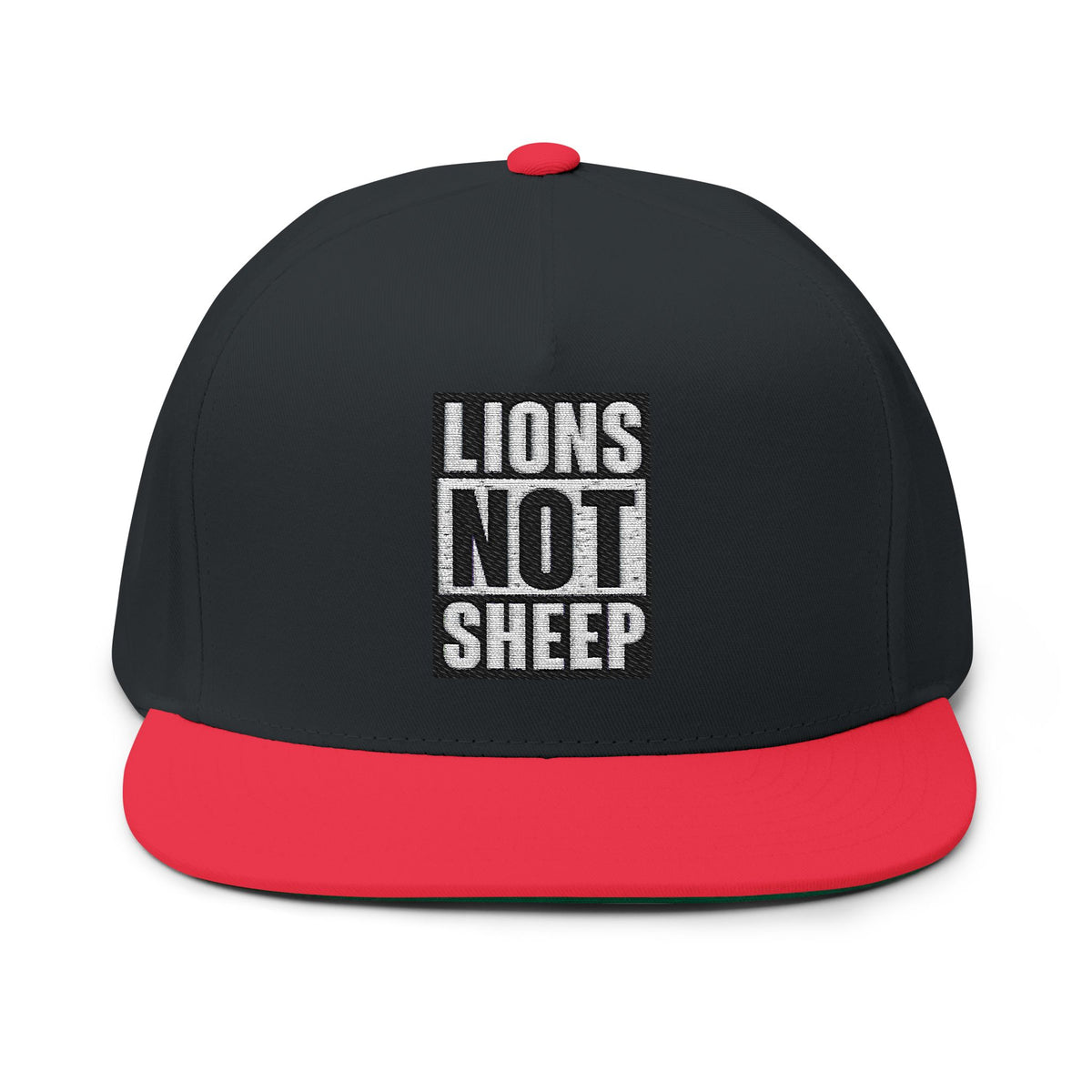 Lions Not Sheep &quot;Straight Outta&quot; Flat Bill Hat